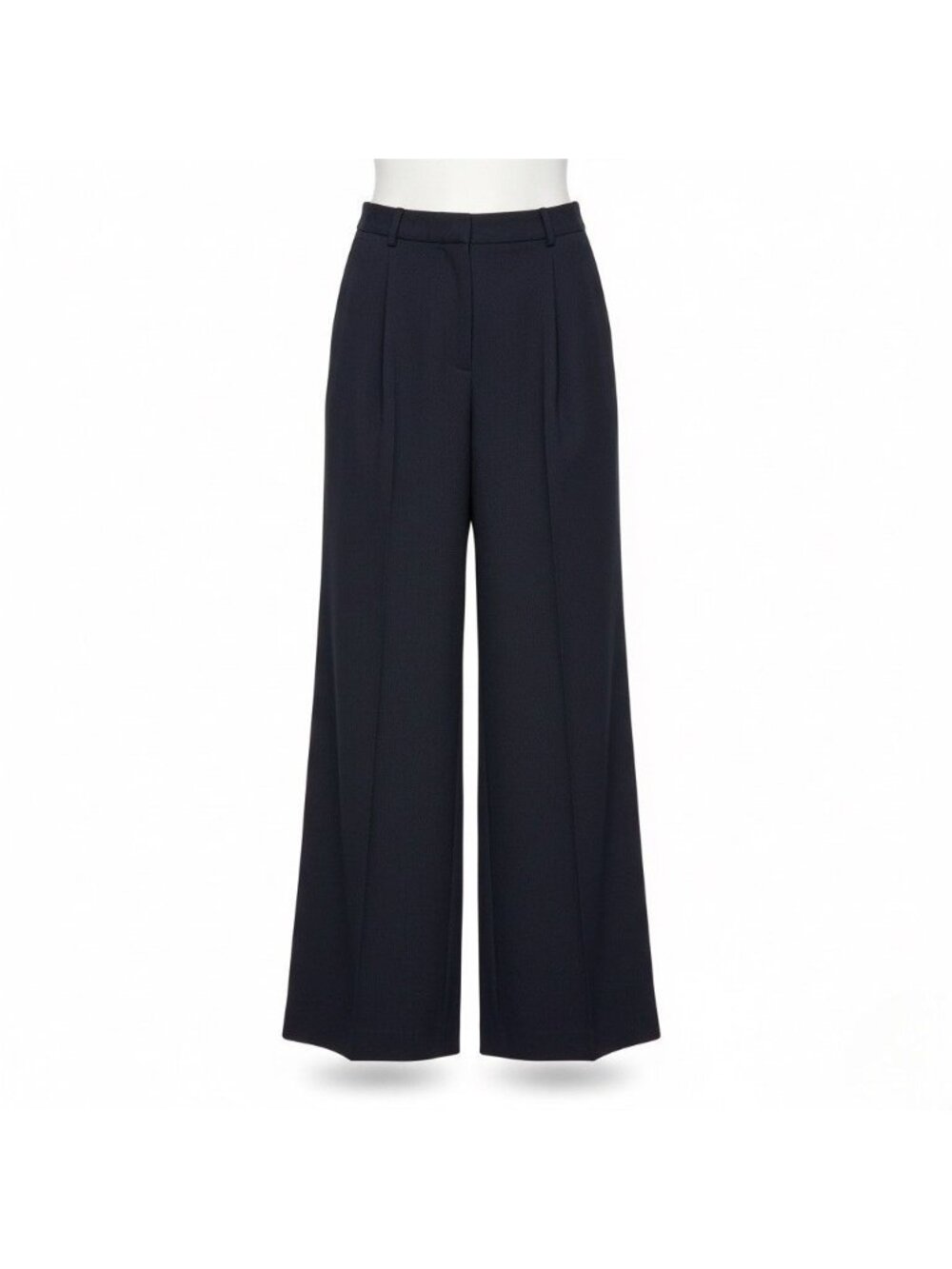 Express Womens Black Wide-Leg Stylist Pants Stylish Design Sz 12R